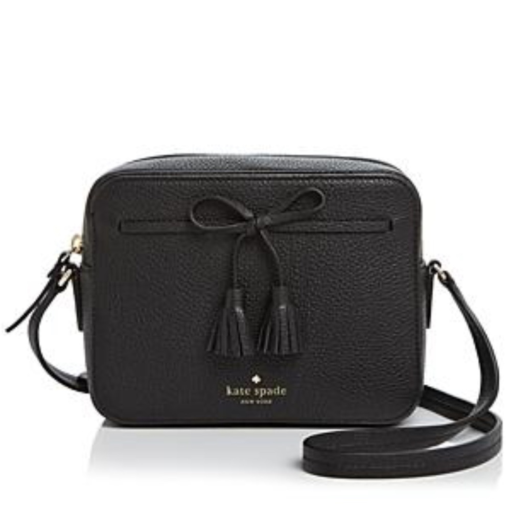 Kate Spade Hayes Street - Arla Leather Crossbody Bag - Black